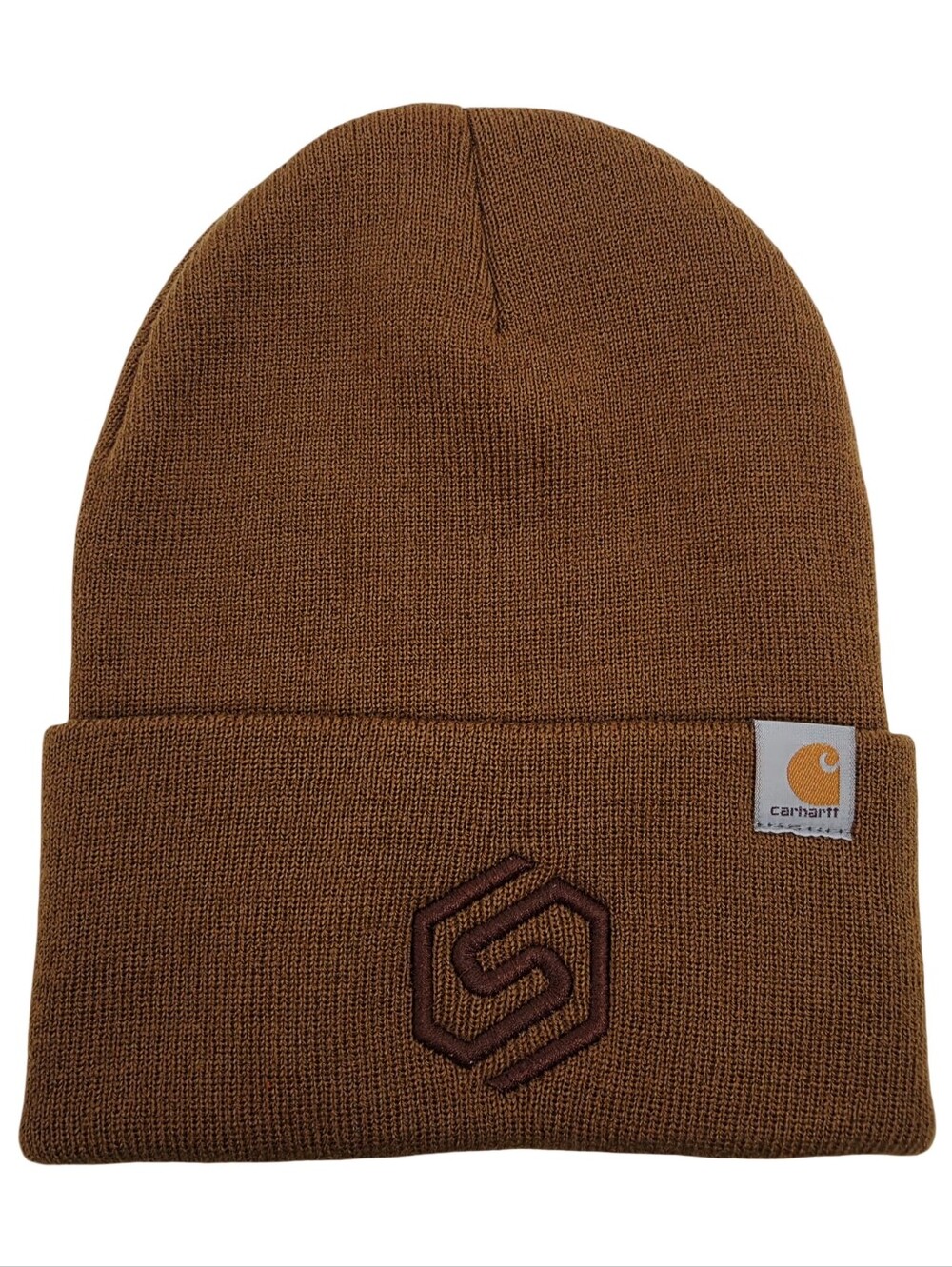Carhartt Watch Cap 2.0 Beanie Hat Embroidered Geometric Interlocking S Logo (OS)